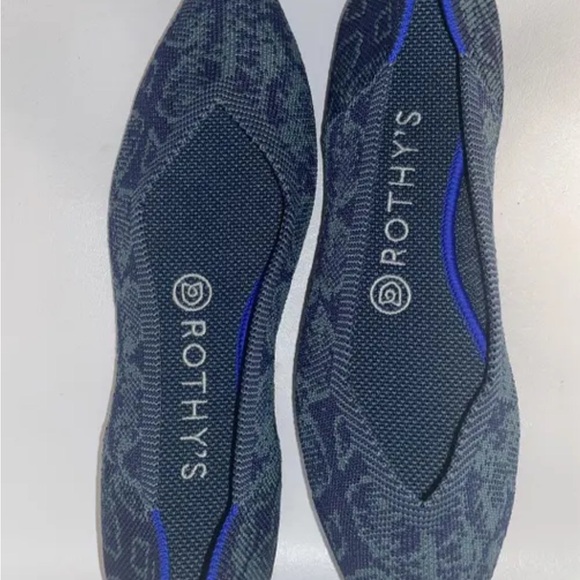 Rothy's Blue Women’s flats.NEW never worn.
